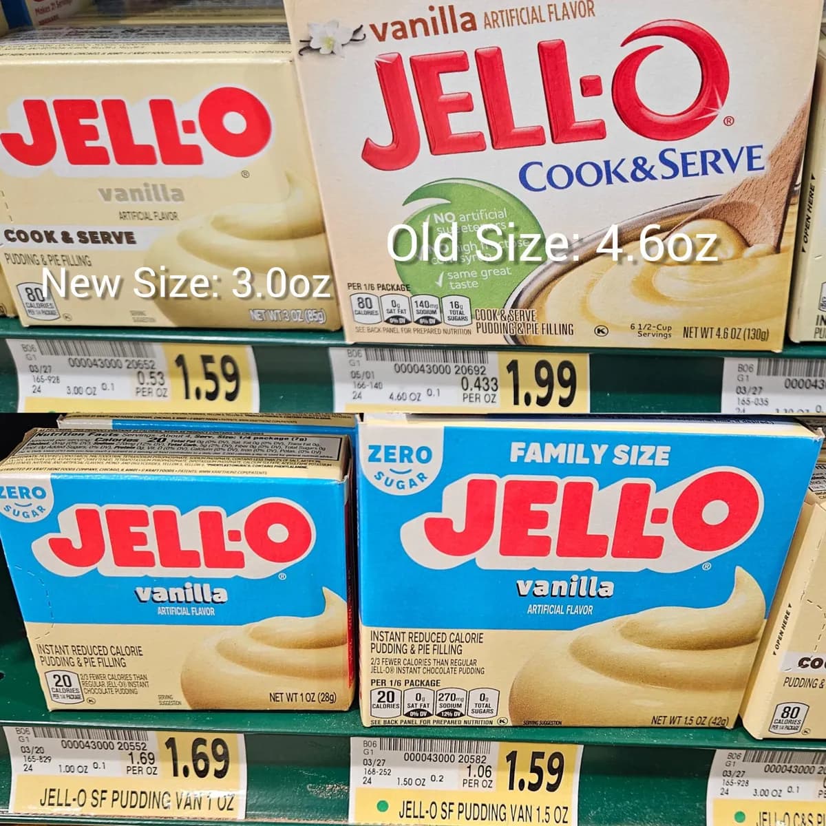Jello Jello Zero Sugar package