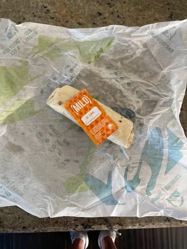Taco Bell Bean Burrito