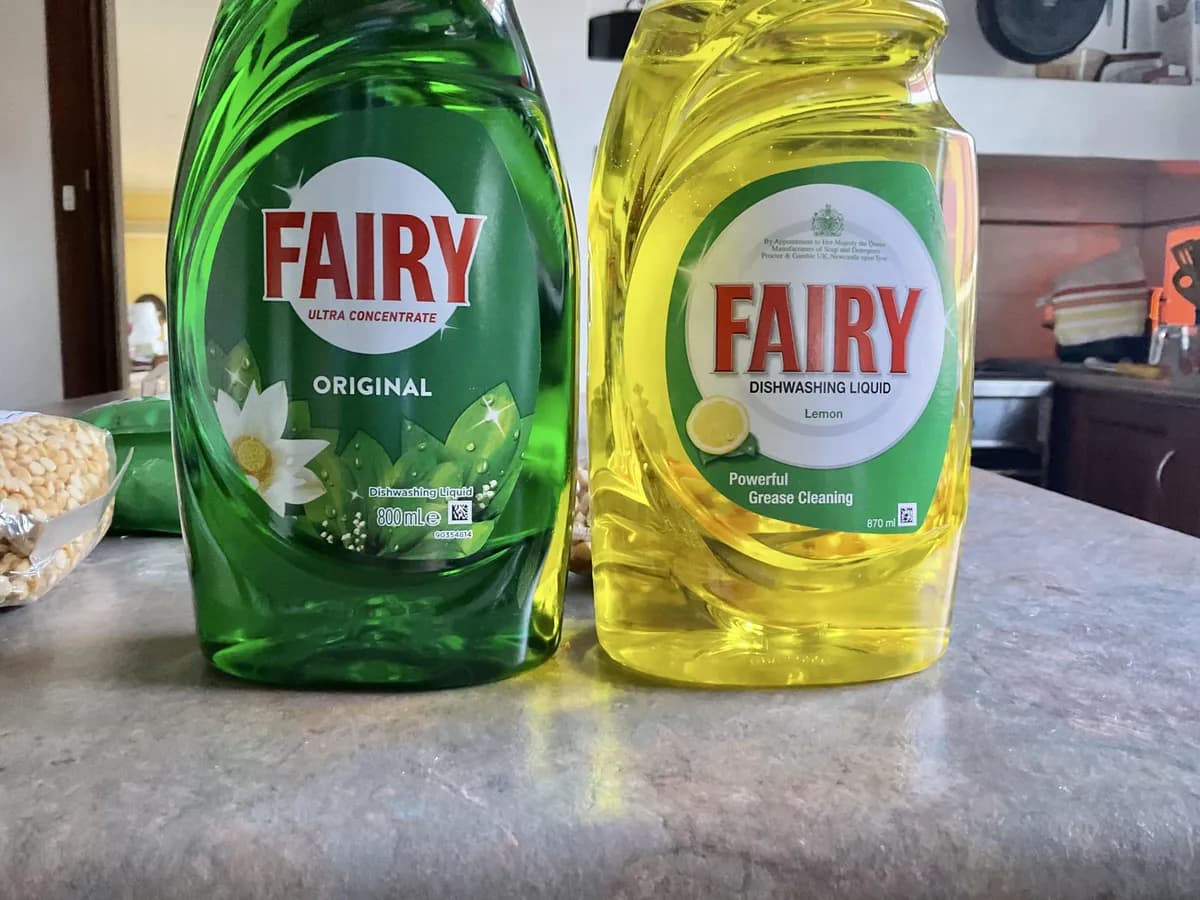 Fairy Dishwashing Detergent — 500ml to 430ml