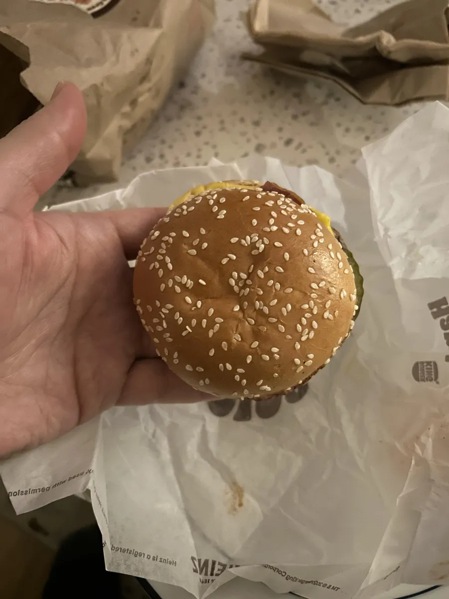 Burger King Single Cheeseburger