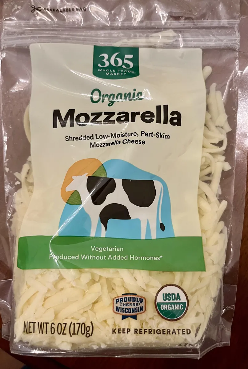 Whole Foods Market Shredded Cheese package photo