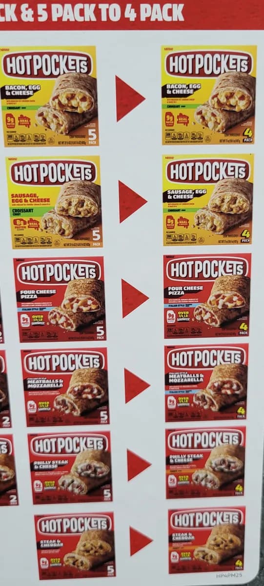 Hot Pockets Hot Pockets — 5ct to 4ct