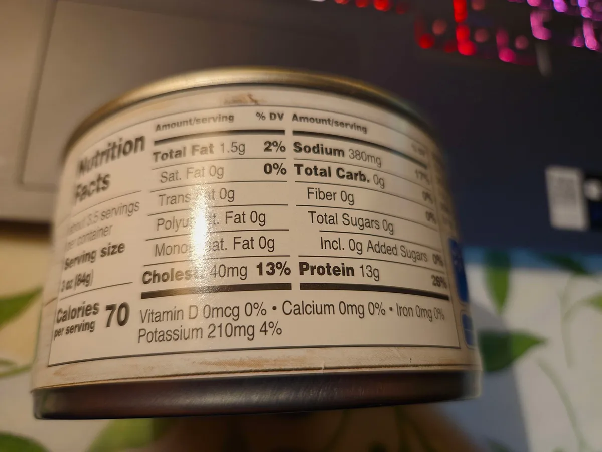 Great Value canned chicken