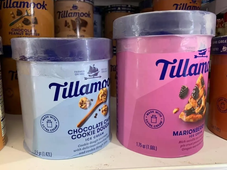 Tillamook Cream — 1.75qt to 1.5qt