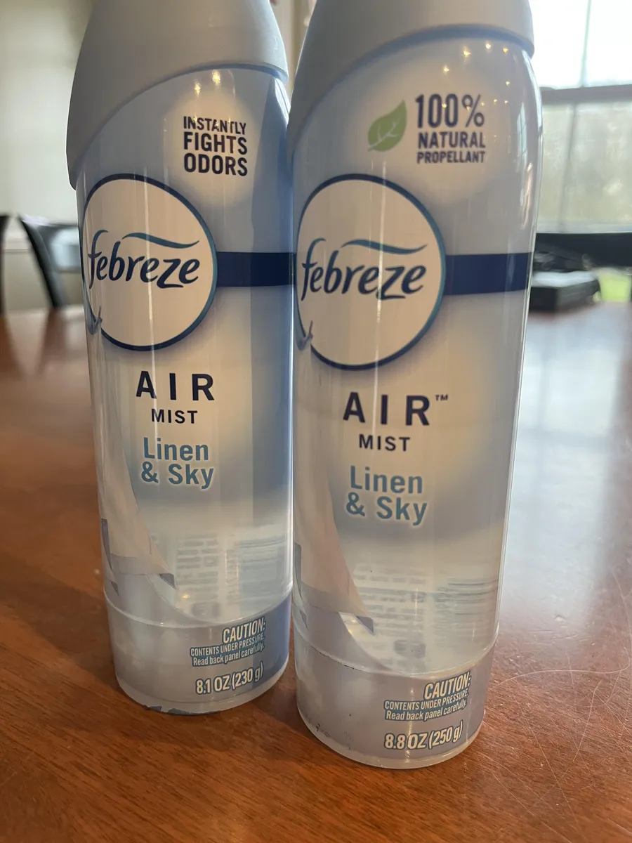 Febreze Air Mist — 8.8fl oz to 8.1fl oz