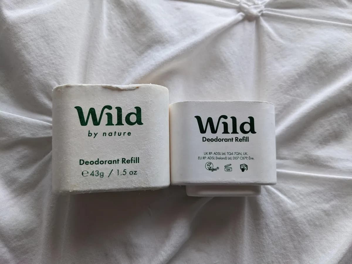 Wild deodorant — 43g to 40g