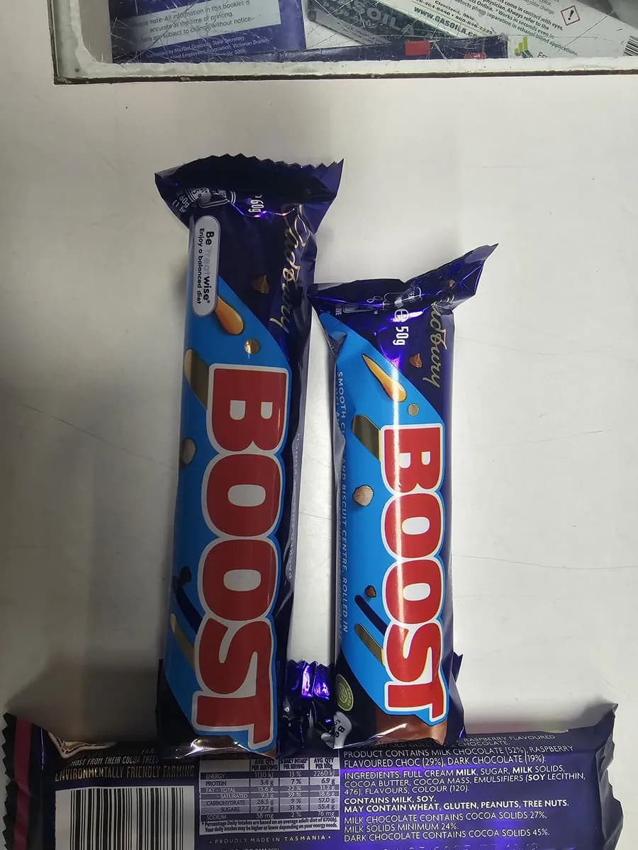 Boost Boost — 60g to 50g