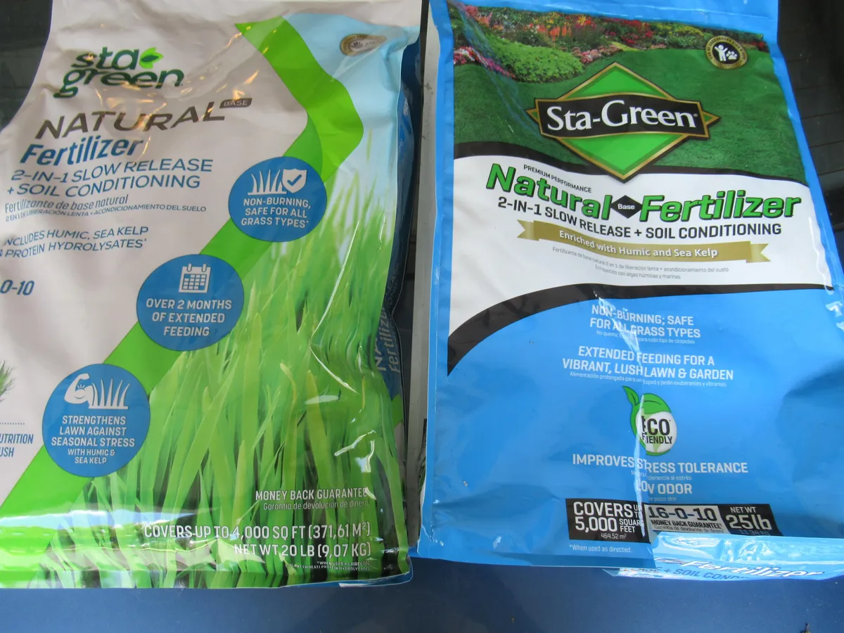 Lowe's natural fertilizer — 45lb to 40lb