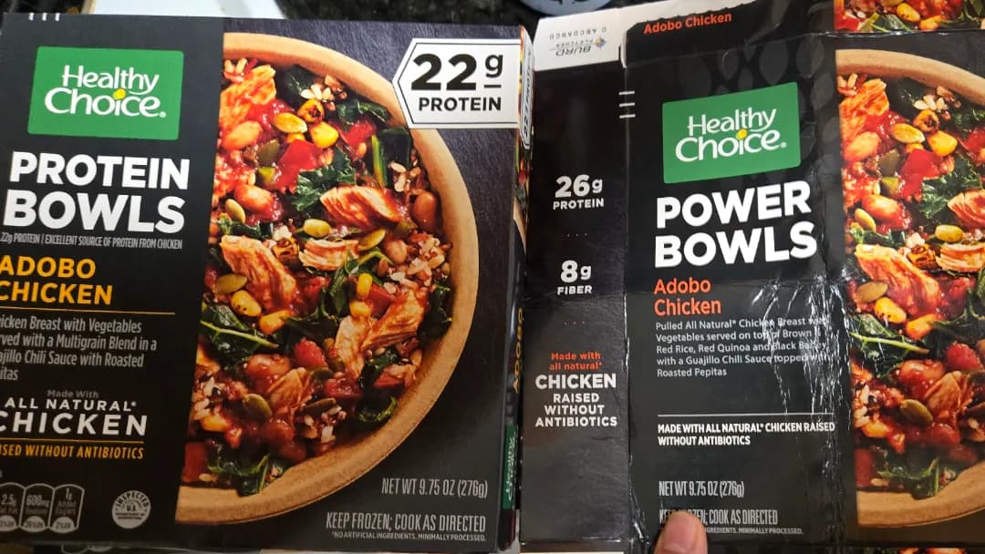 Healthy Choice Power Bowls/Protein Bowls — skimpflation evidence