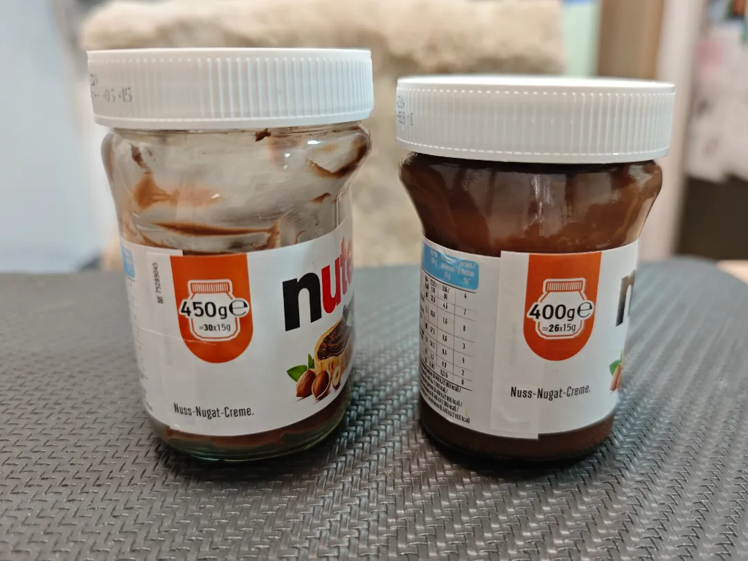 Nutella Nutella Hazelnut Spread — 450g to 400g