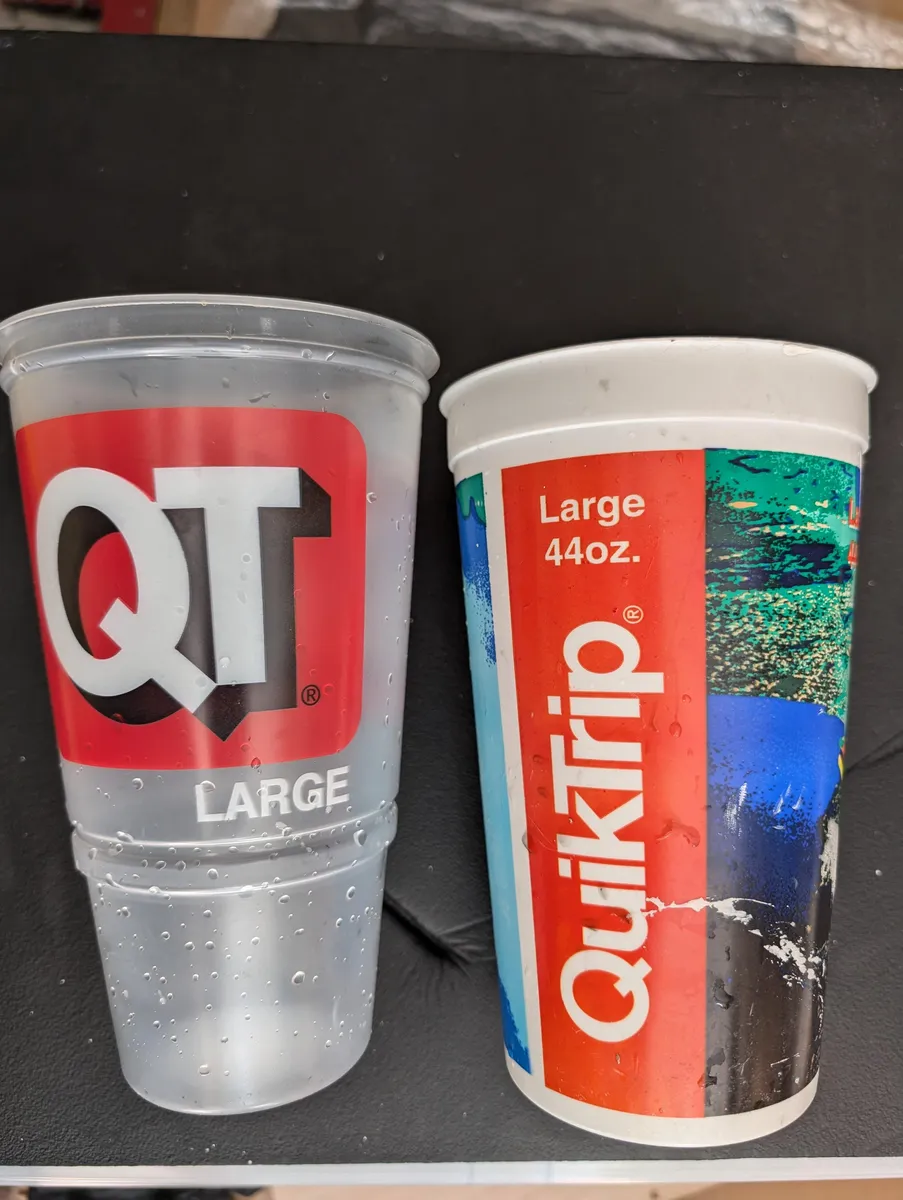 QuickTrip Large Drink Cup — 44fl oz to 38fl oz