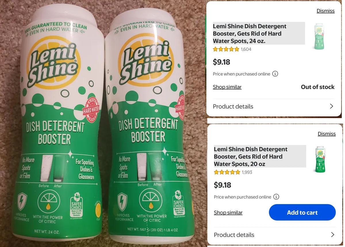 Lemi Shine Lemi Shine dishwasher booster package photo