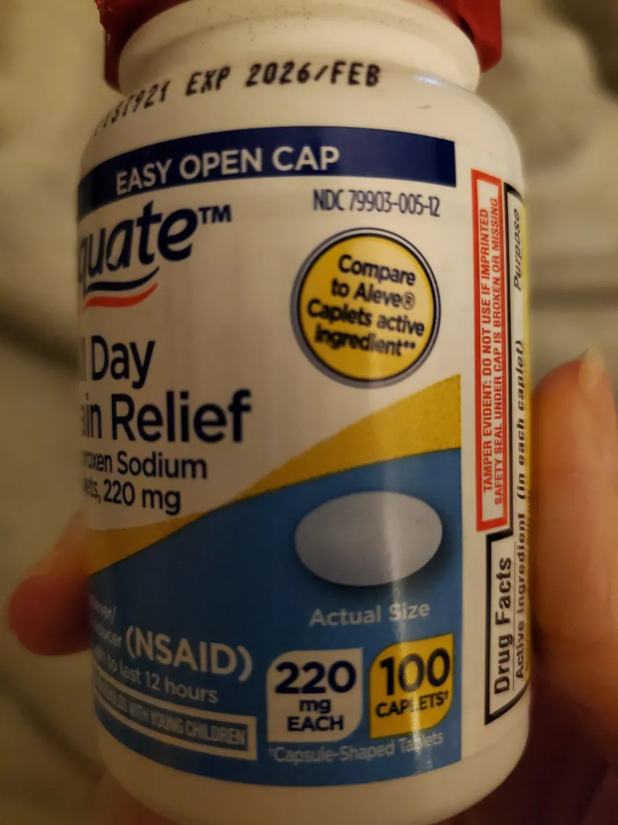 Walmart Naproxen Sodium — 100ct to 90ct