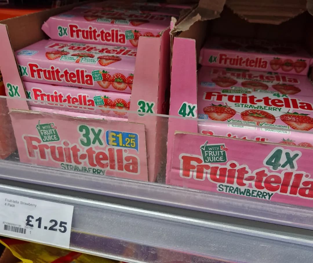Fruit-tella Fruit-tella — 4ct to 3ct