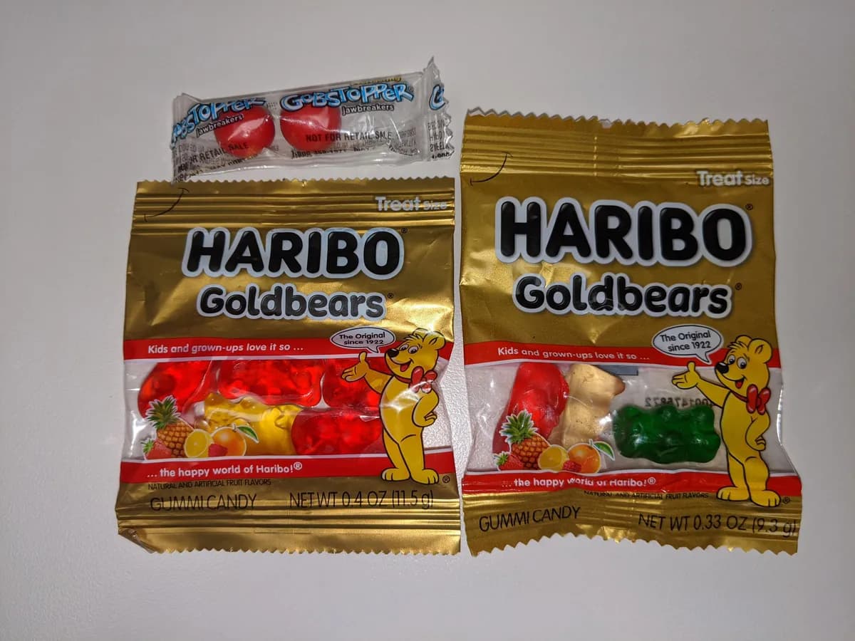 Gobstoppers Gummi Bears — 5ct to 3ct