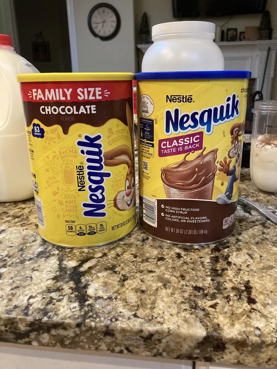 Nesquick Nesquick Family Size — 36oz to 30oz