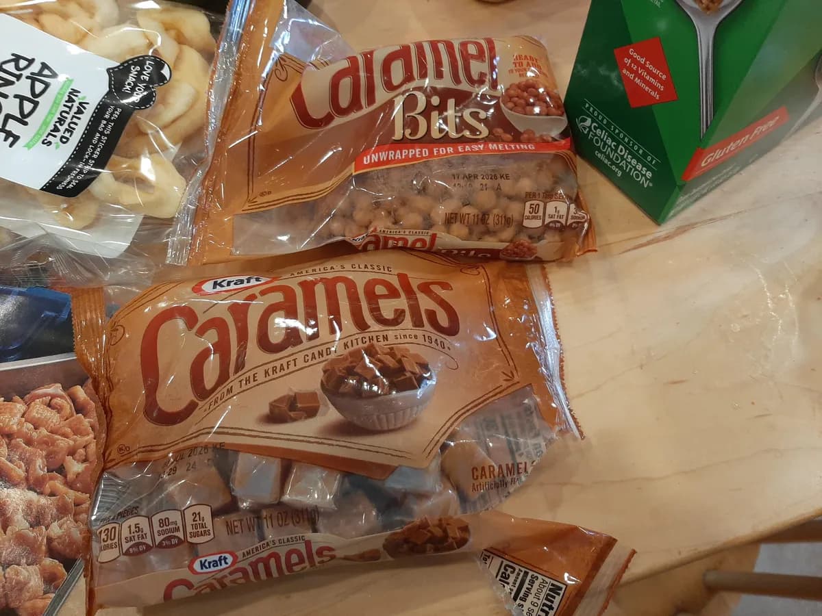 Kraft caramels — 14oz to 11oz