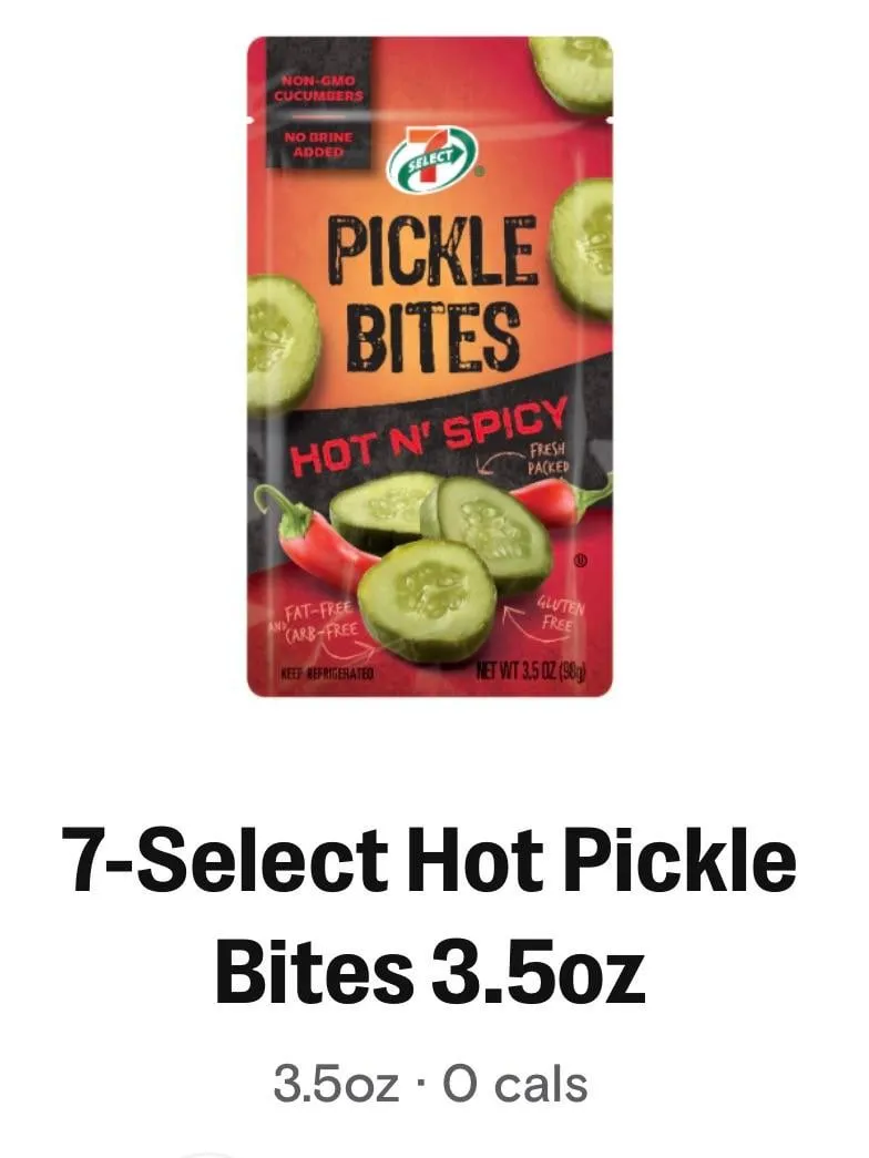 7-Select Pickle Bites — 3.5oz to 3.25oz