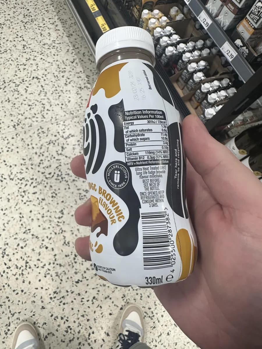 Frijj Milkshakes — 500ml to 300ml