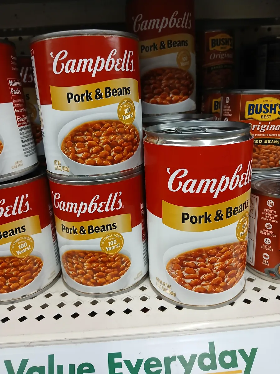 Campbell's canned beans — 15oz to 13.2oz
