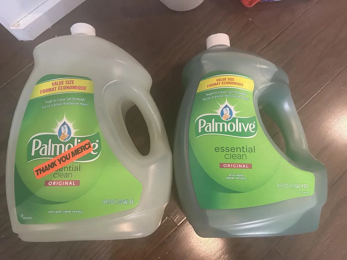 Palmolive Soap — 5L to 4.27L