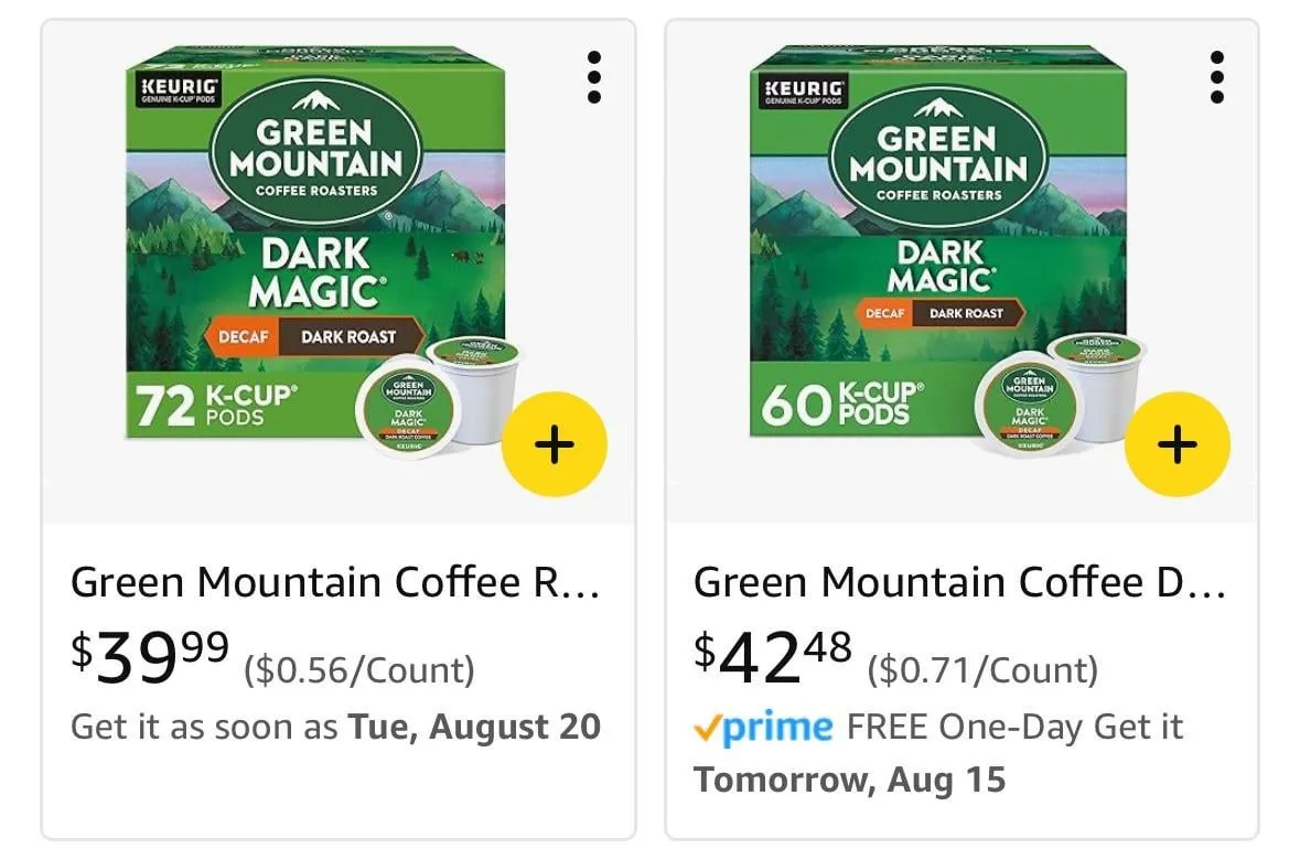 Green Mountain Coffee Roasters Coffee Pods package photo