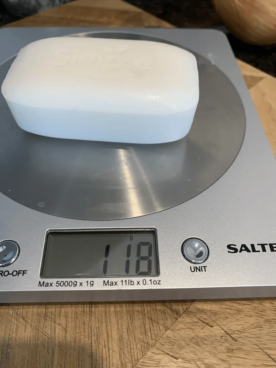 Simple Simple Soap — 132g to 111g