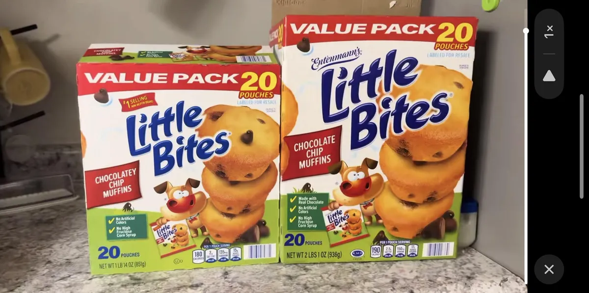 Entenmann's Little Bites — 33oz to 30oz
