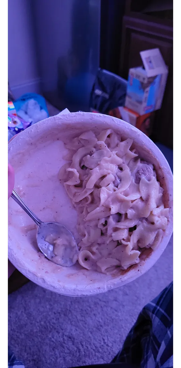 Marie Callender's Swedish Meatball microwave dinner — 550calories to 440calories