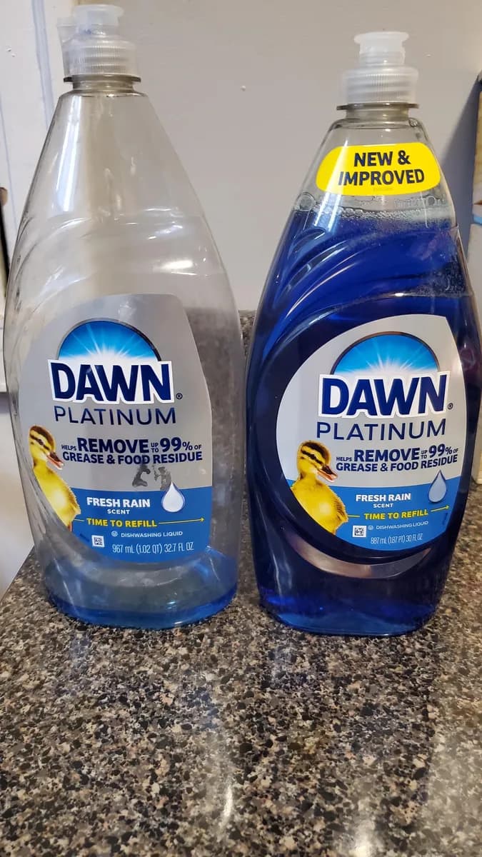 Dawn Dawn Platinum — 967ml to 886ml