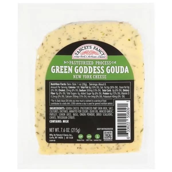 Yancey's Fancy Fancy Cheese Wedge — 7.6oz to 5oz