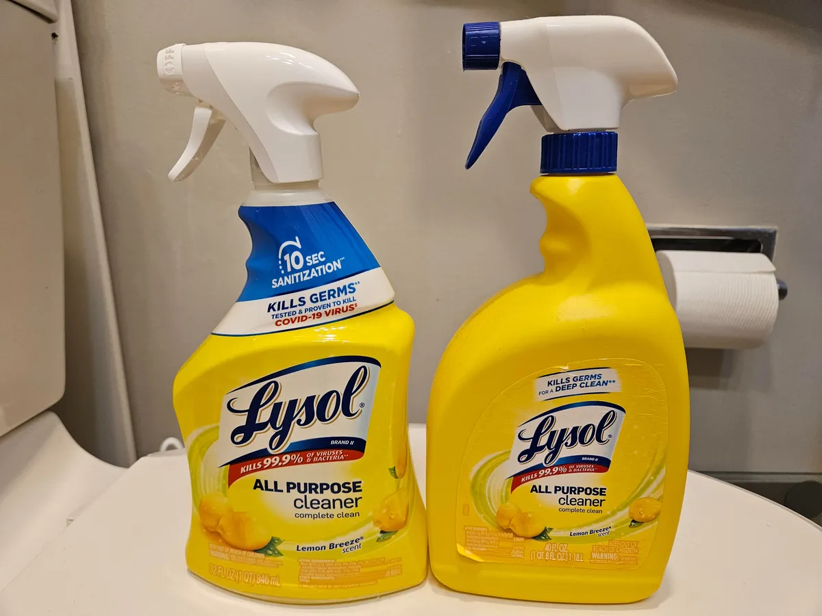 Lysol Lysol Disinfectant Spray — 40fl oz to 32fl oz