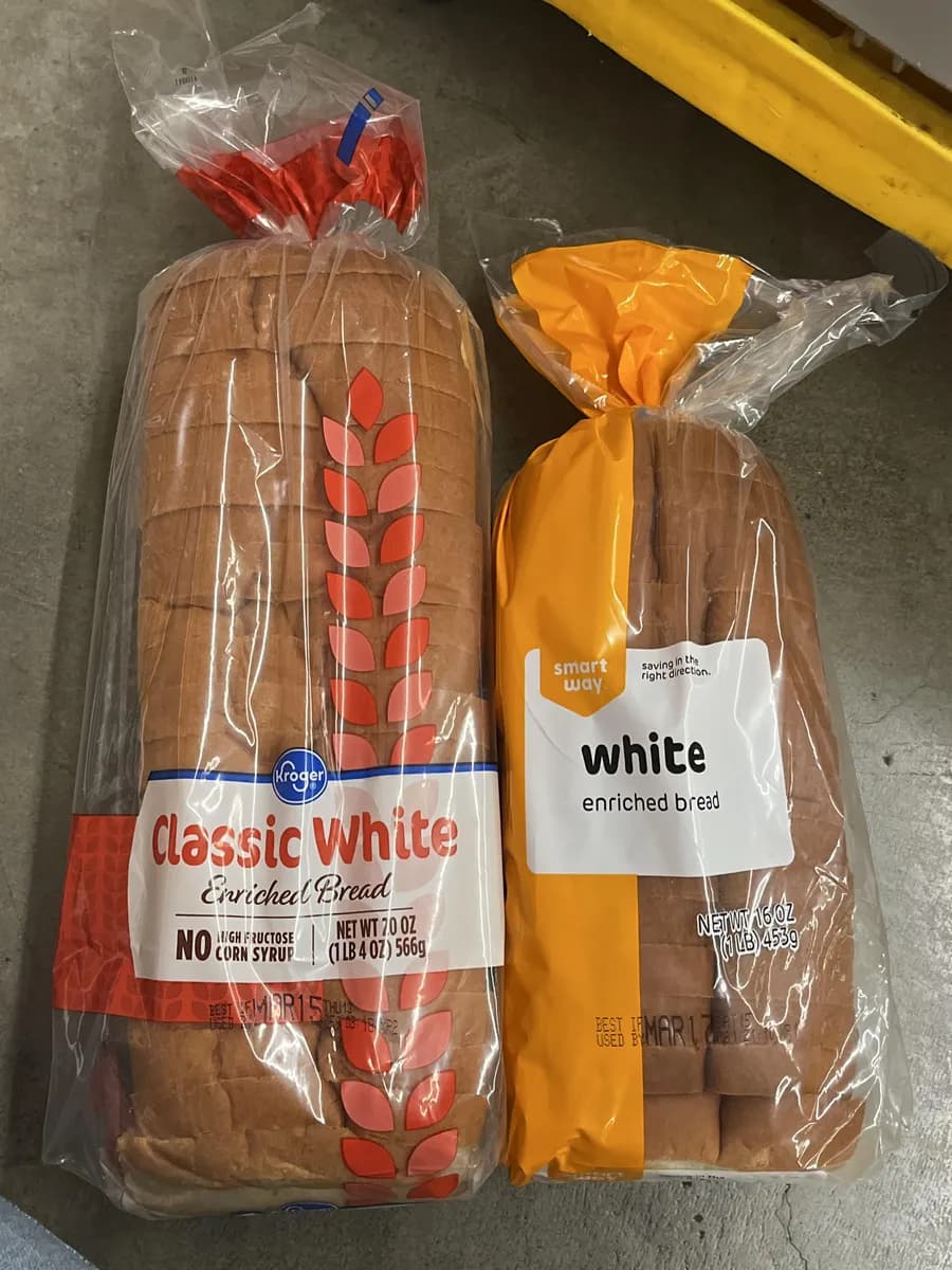 Smartway Bread — 20oz to 16oz