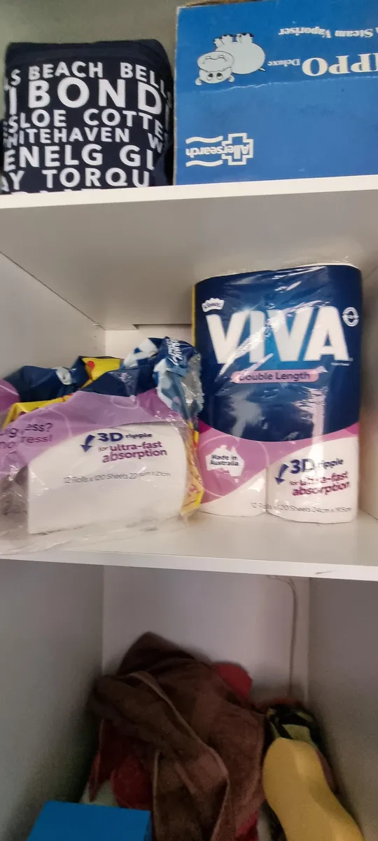 Viva Paper Towels — 472.5cm² to 468cm²