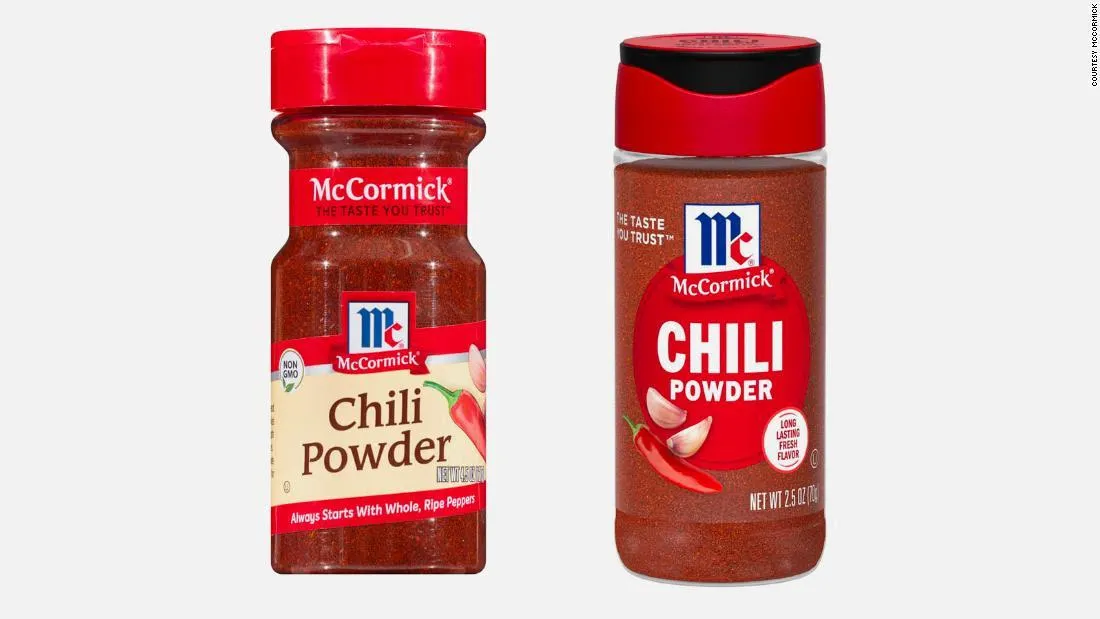 Mccormick Spice (unspecified) — 4.5oz to 2.5oz