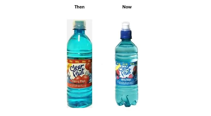 National Beverage Company Clear Fruit — 20fl oz to 16.9fl oz