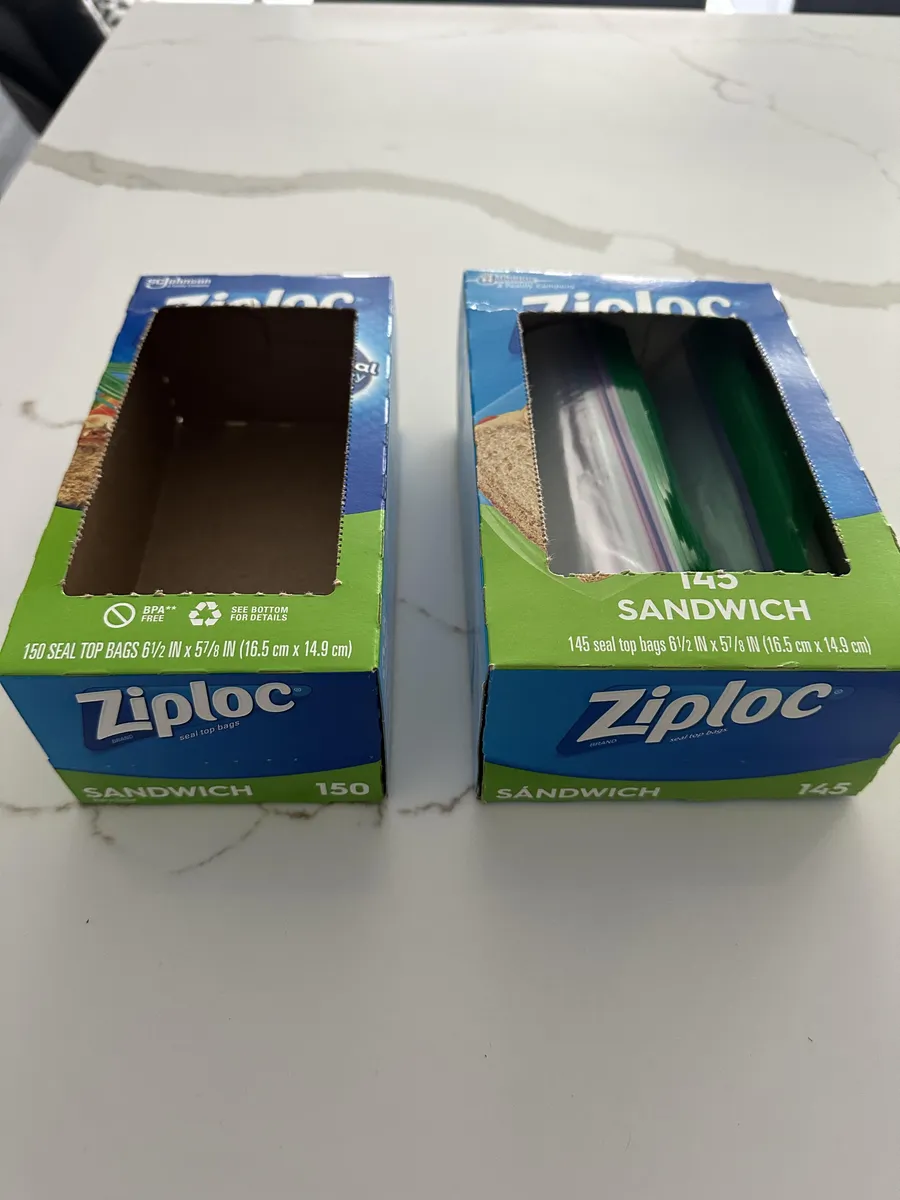 Ziploc Ziploc bags — 150ct to 145ct