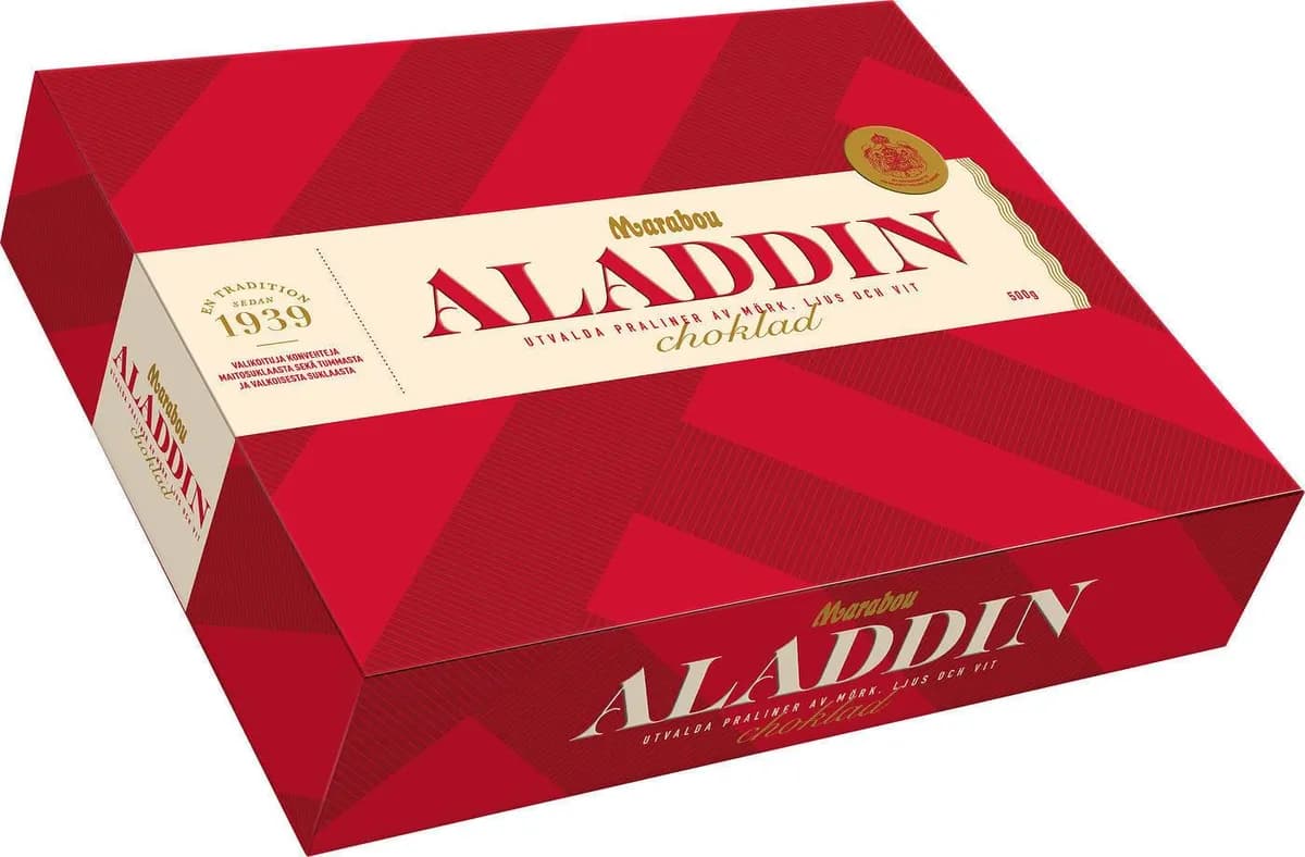 Aladdin Aladdin Chocolate Box — 500g to 410g