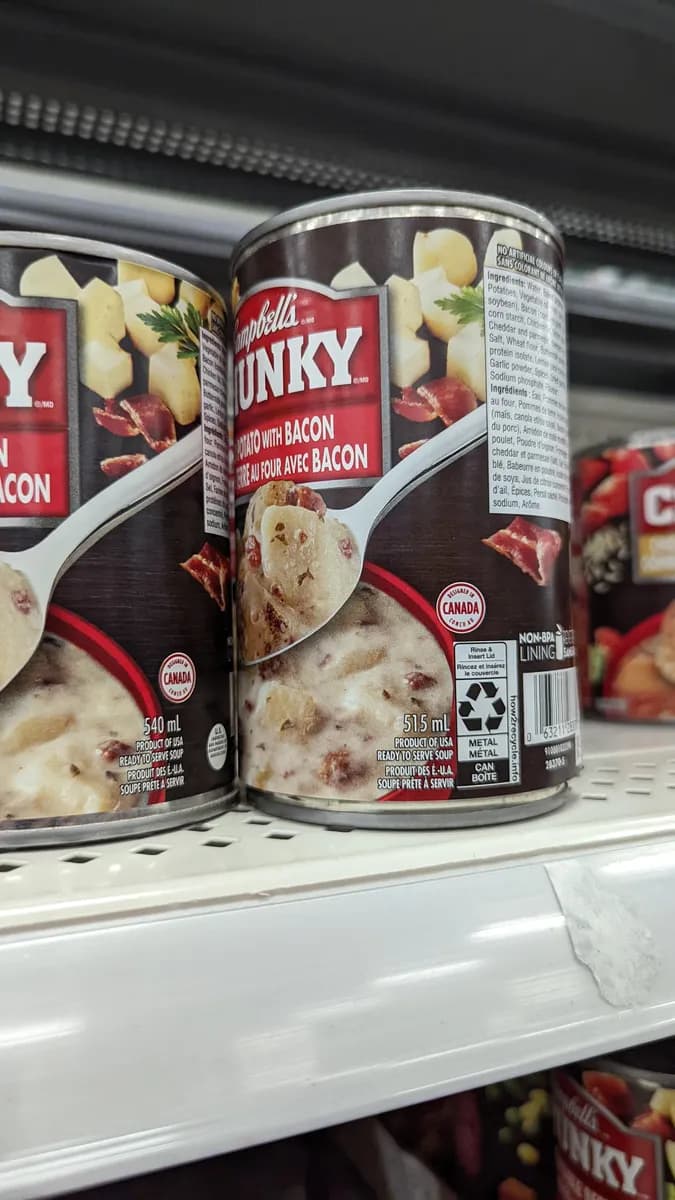 Chunky Chunky Soup — 540ml to 515ml