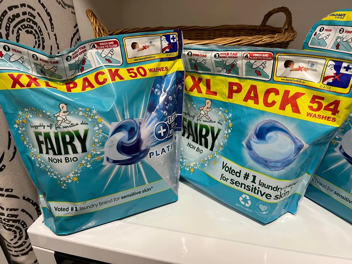 Fairy Fairy washing pods — 50ct to 54ct