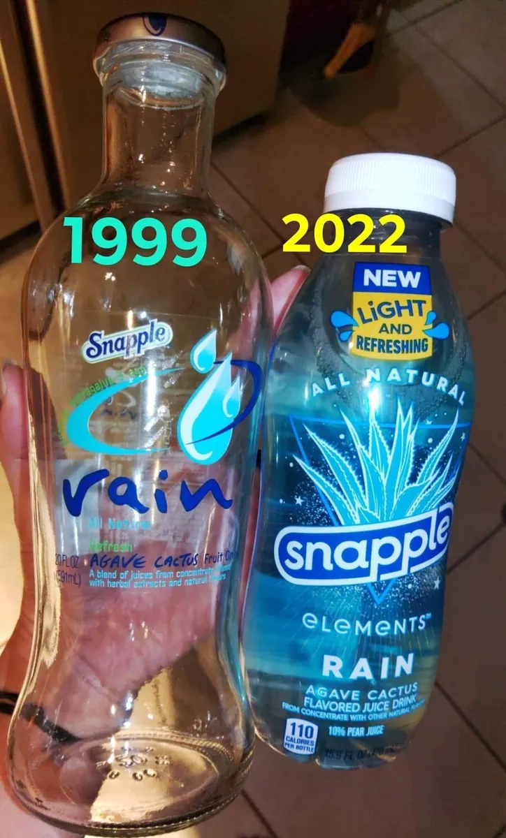 Snapple Snapple Rain — 20oz to 15.9oz