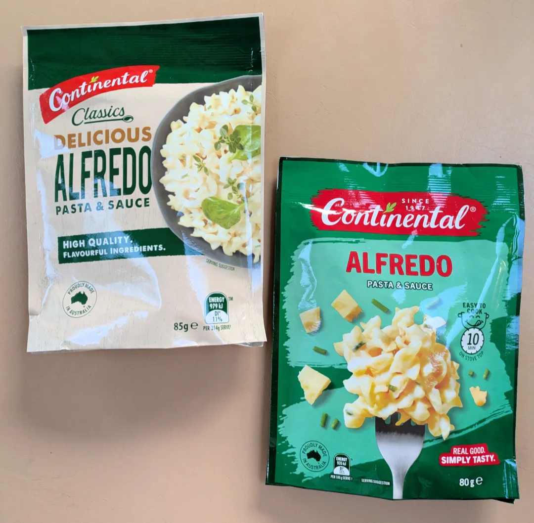 Continental Continental lazy meal — 85g to 80g