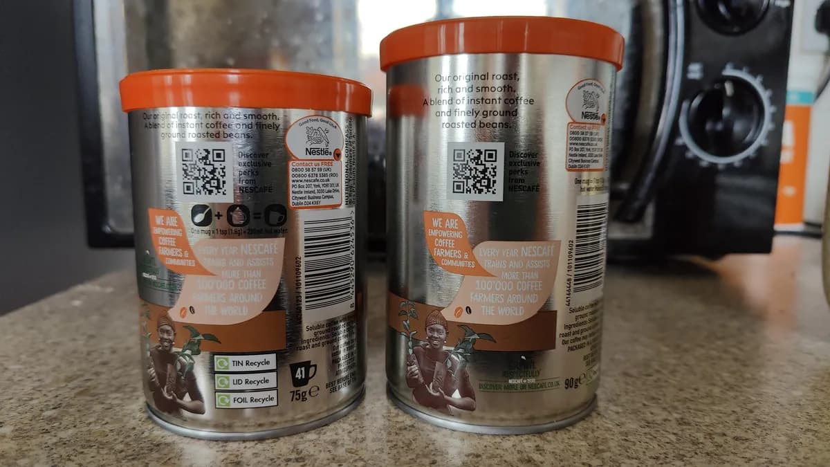 Nestle Nescafe Instant Coffee package