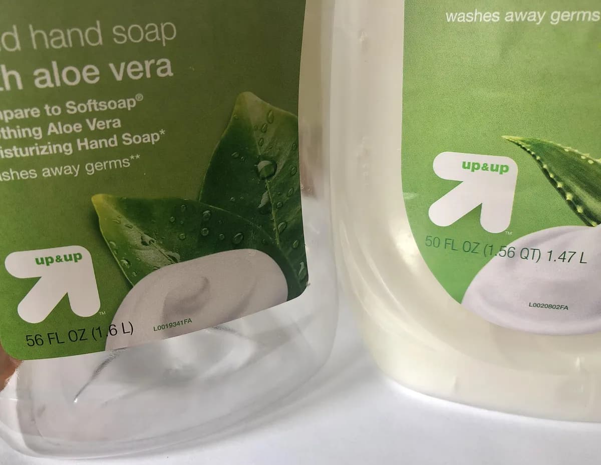 up&up Hand Soap — 56fl oz to 50fl oz