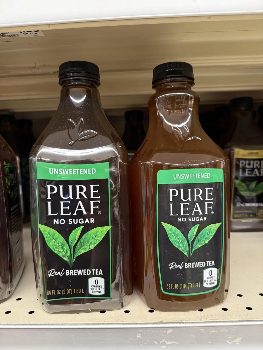Pure Leaf Pure Leaf Unsweetened Real Brewed Tea No Sugar — 64fl oz to 59fl oz