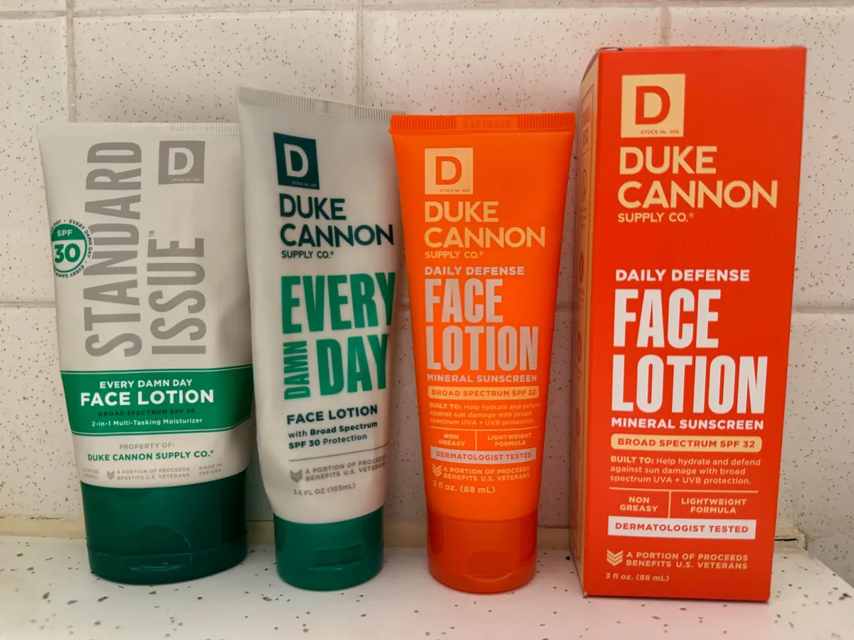 Duke Cannon Evolution of Shrinkage — 3.5oz to 3oz