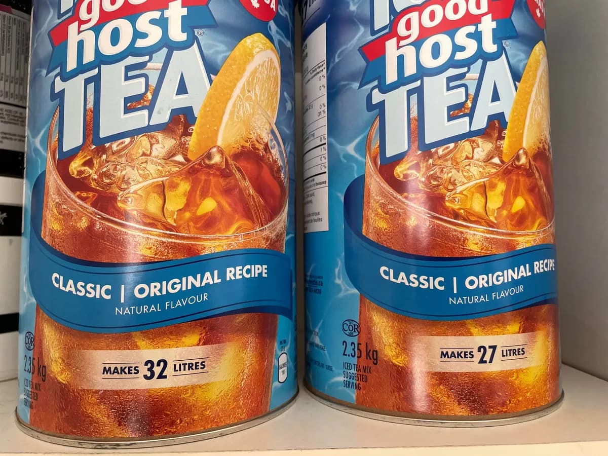 Good Host Iced Tea — 32L to 27L