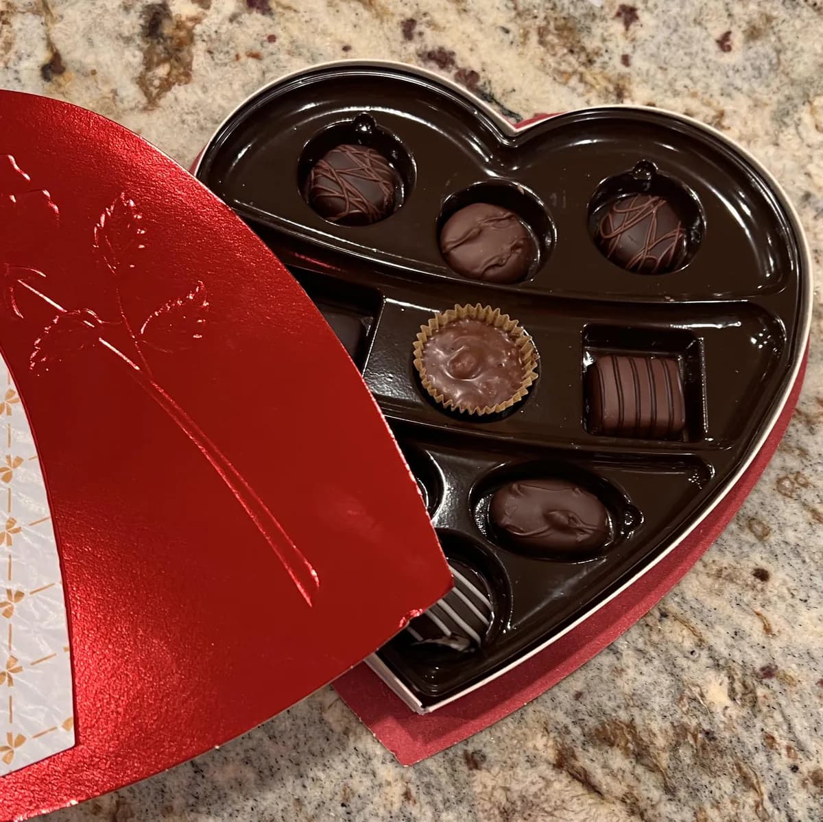 Unknown brand Valentine's Chocolates