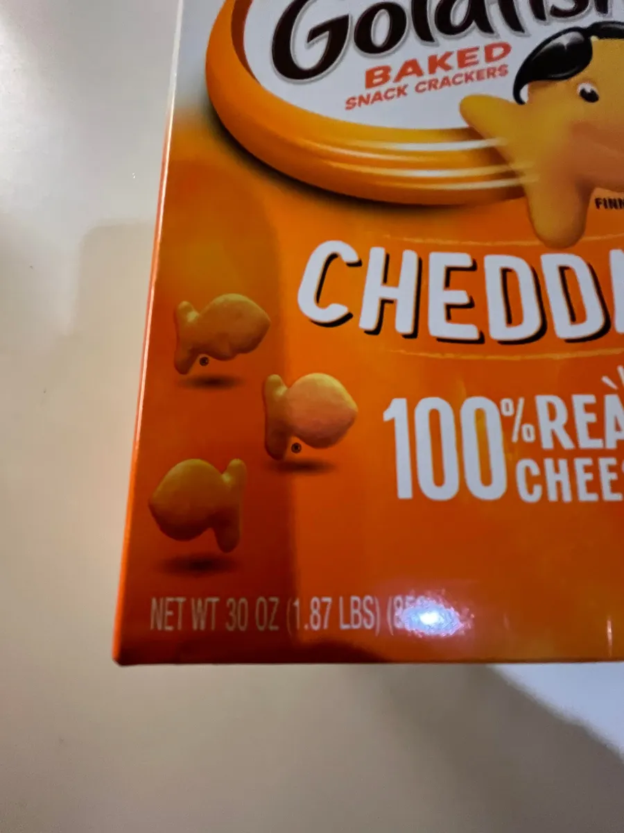 Goldfish Goldfish Crackers — 30oz to 27.3oz