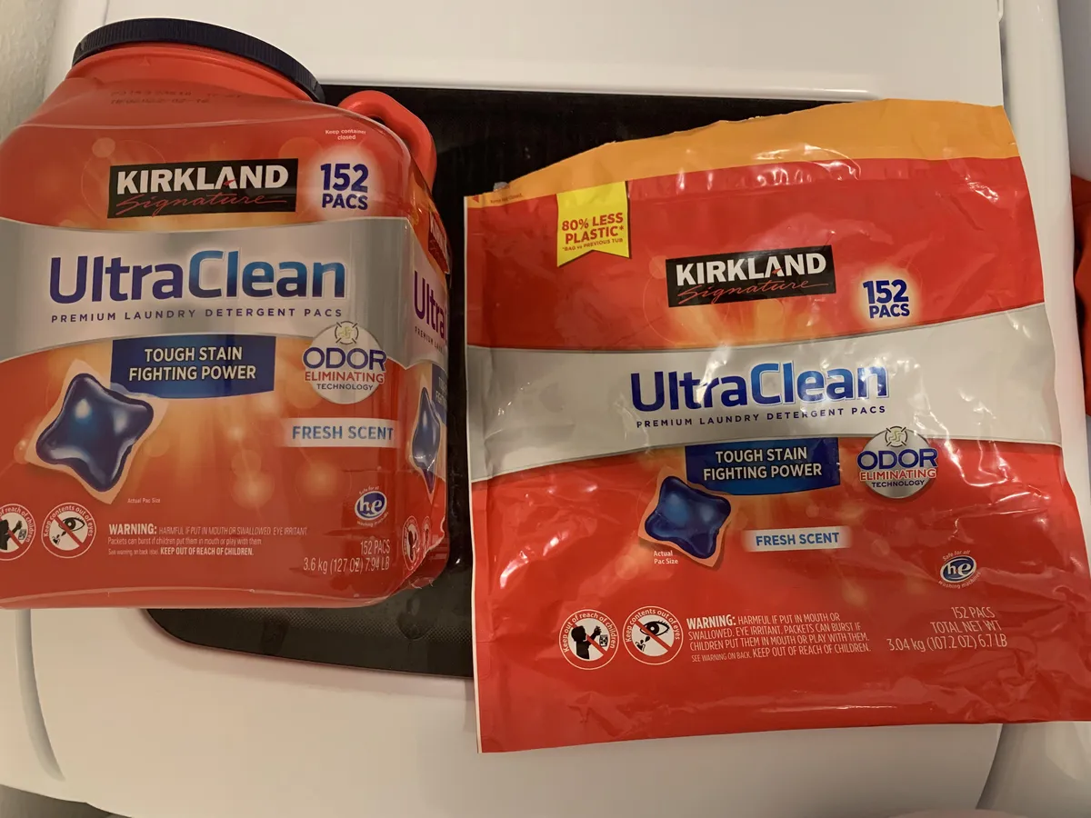 Kirkland UltraClean Laundry Detergent — 127oz to 107oz